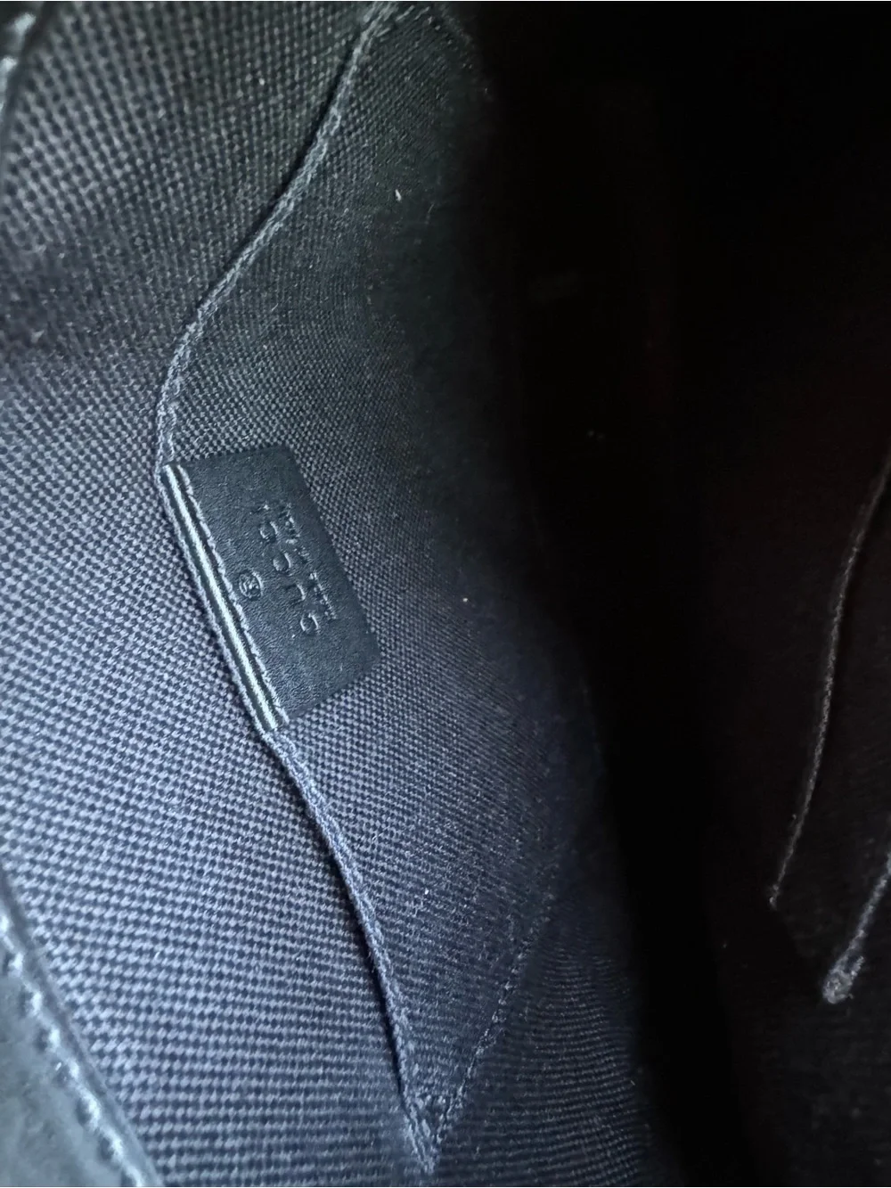 Gucci Black GG Canvas Messenger Bag with Red & Navy Web Strap